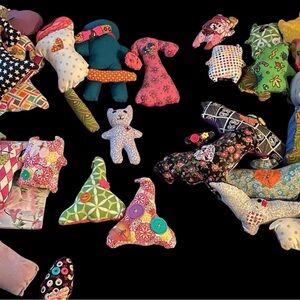 Colorful Plush Toy Collection